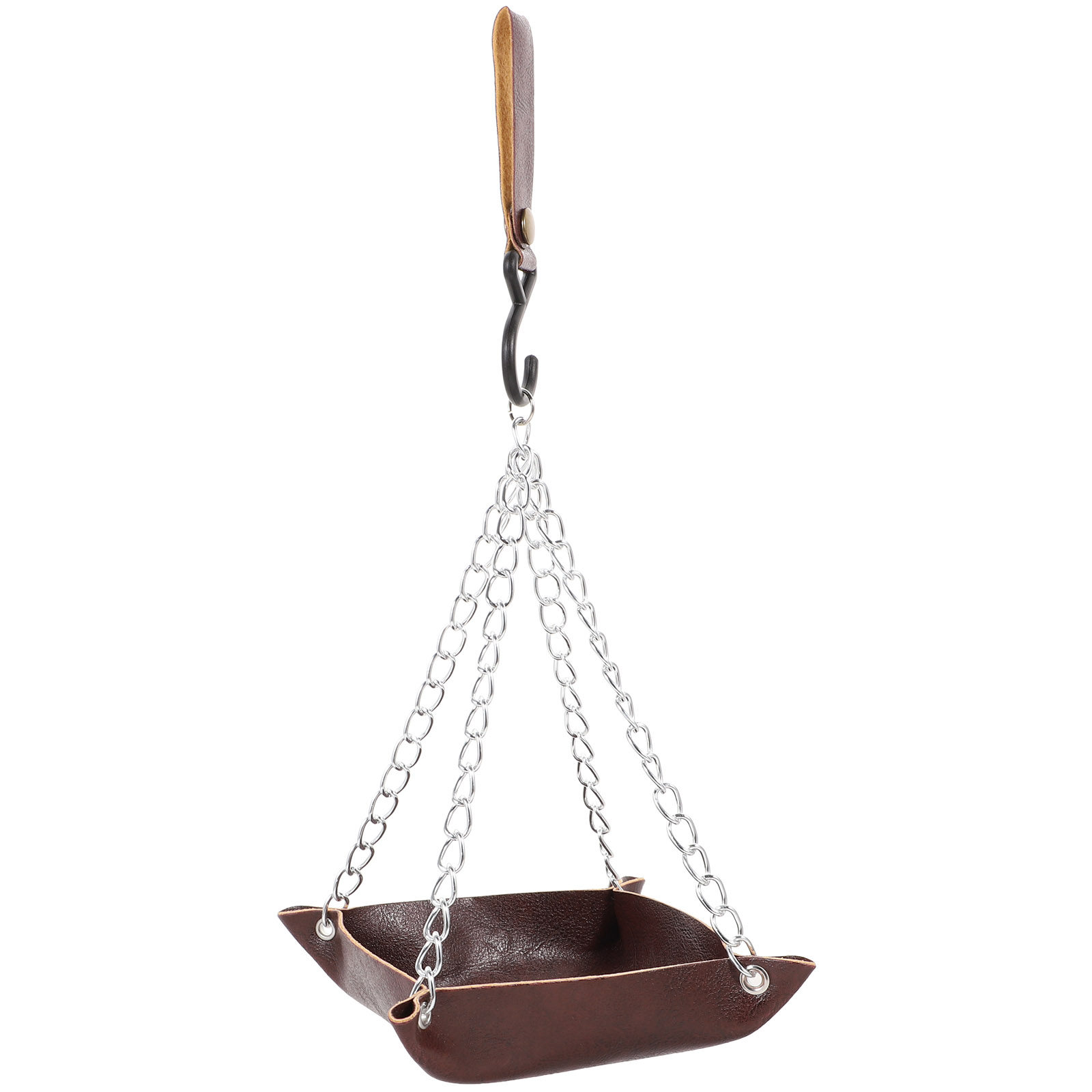 Pet Feeders - ที่ให้อาหารนก โปร่งใส ทนทาน ดีไซน์แบบแขวน สำหรับนกแก้ว ใช้งานกลางแจ้ง
