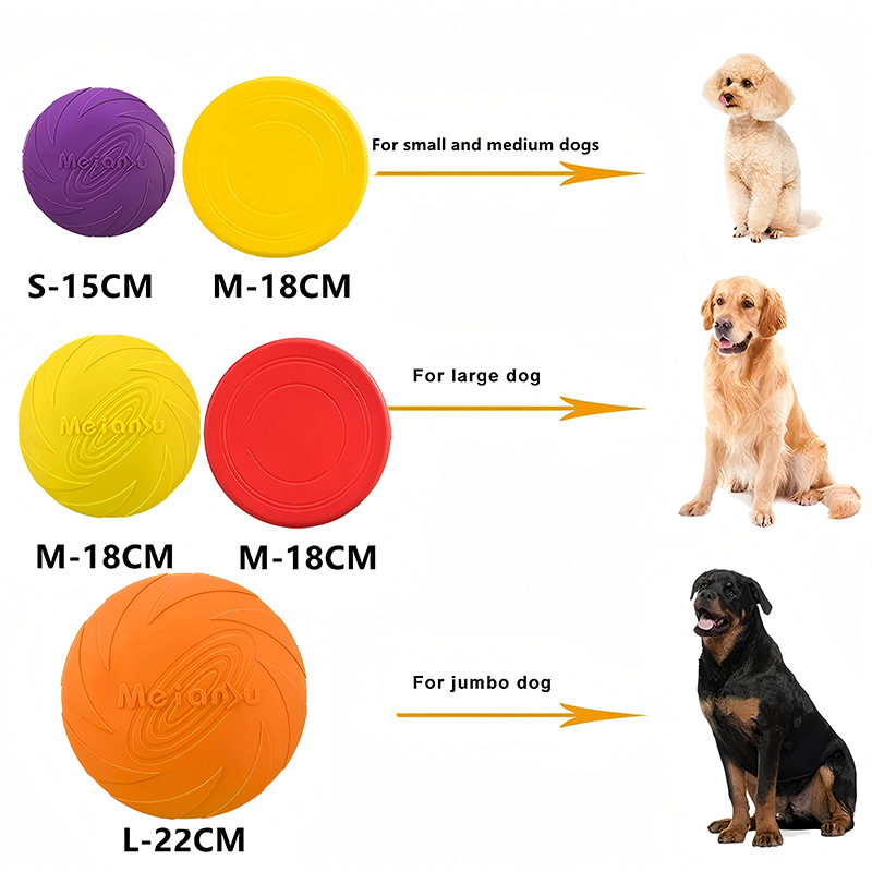 ของเล่นจานบินซิลิโคนอเนกประสงค - Flying Disc Dog Training Toy บทวิจารณ์และราคา