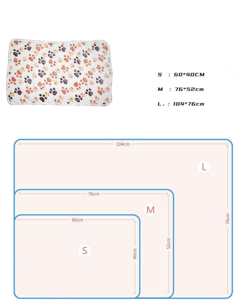 Flannel หนาสัตว์เลี้ยงขนแกะนุ่ - Pet Beds บทวิจารณ์และราคา