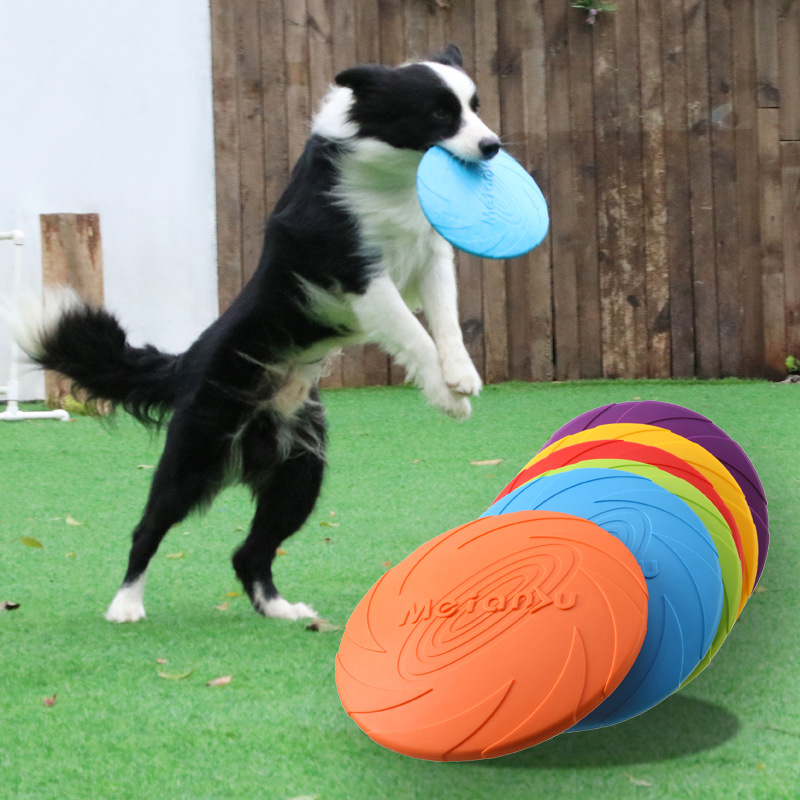 ของเล่นจานบินกันกัด Meianju สำ - Flying Disc Dog Training Toy บทวิจารณ์และราคา