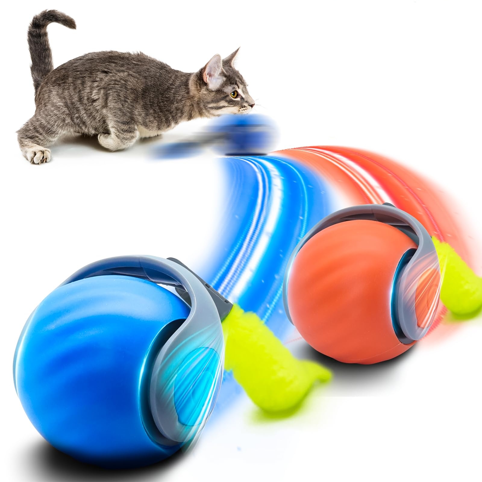 ของเล่นลูกบอลแบบโต้ตอบสำหรับแม - Automatic Moving Dog Ball บทวิจารณ์และราคา