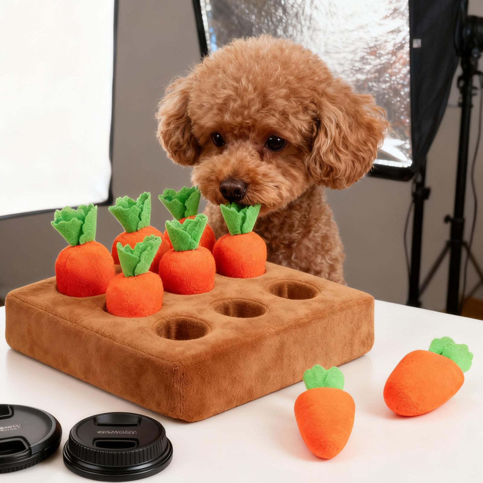 แผ่นรองดมกลิ่นสำหรับสุนัข ของเ - Dog Puzzle Feeder Toy บทวิจารณ์และราคา
