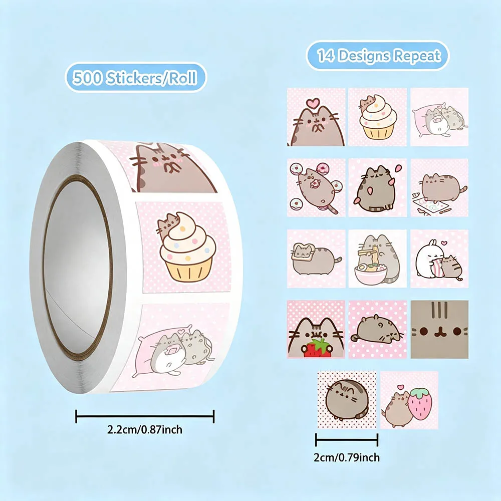 ฮู 500 ชิ้น สติกเกอร์ม้วนลายกา - Cat Toys บทวิจารณ์และราคา