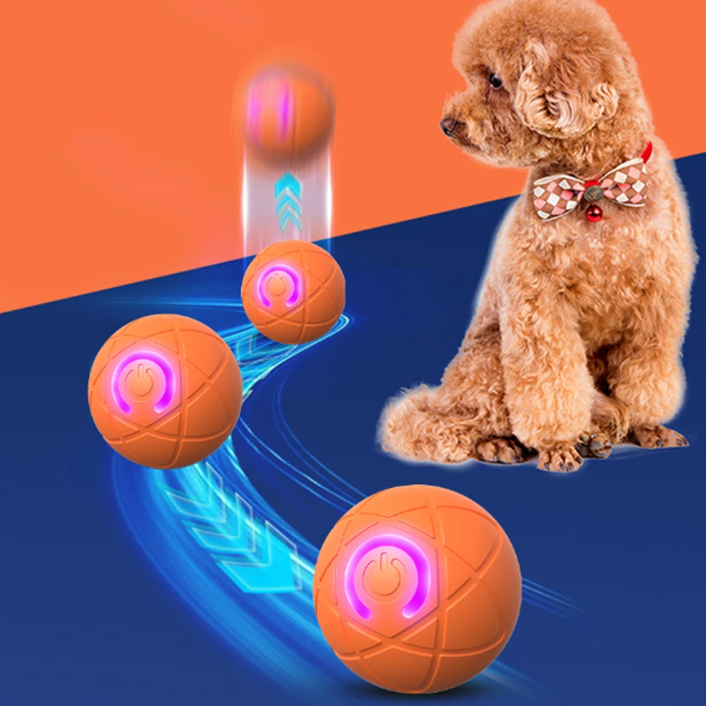 ลูกบอลสุนัขอัจฉริยะ: ของเล่นไฟ - Automatic Moving Dog Ball บทวิจารณ์และราคา