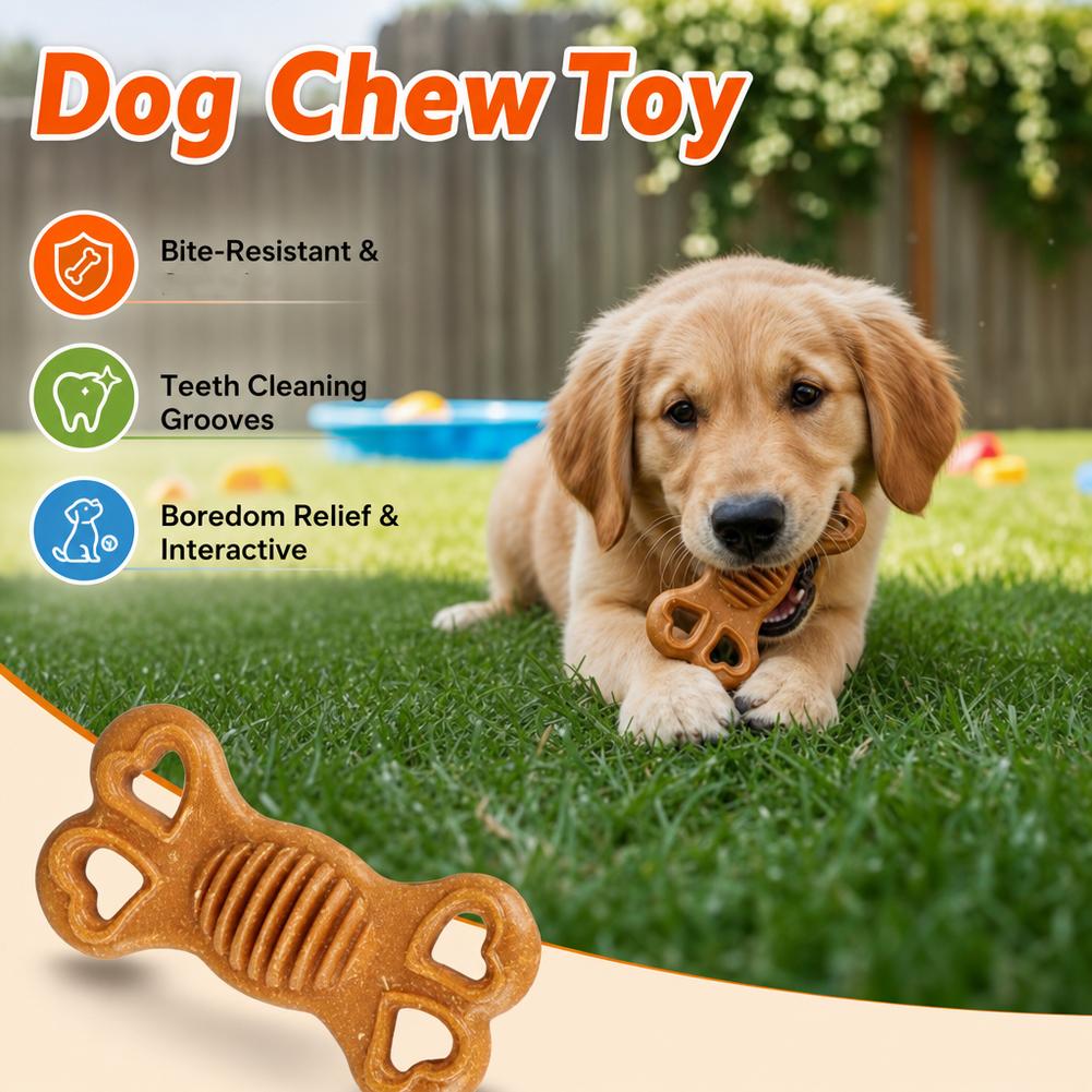 ของเล่นสำหรับสุนัข รูปกระดูก ท - Teeth Cleaning Dog Chew Bone บทวิจารณ์และราคา